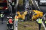 Хеликоптер се разби на околовръстния път в Мадрид